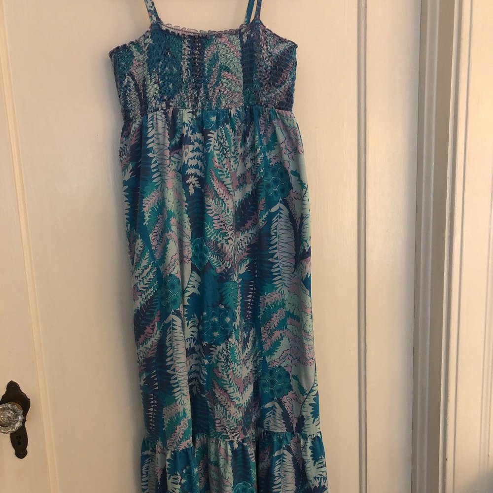 Girls Multicolor Maxi Dress Size Large 10-12